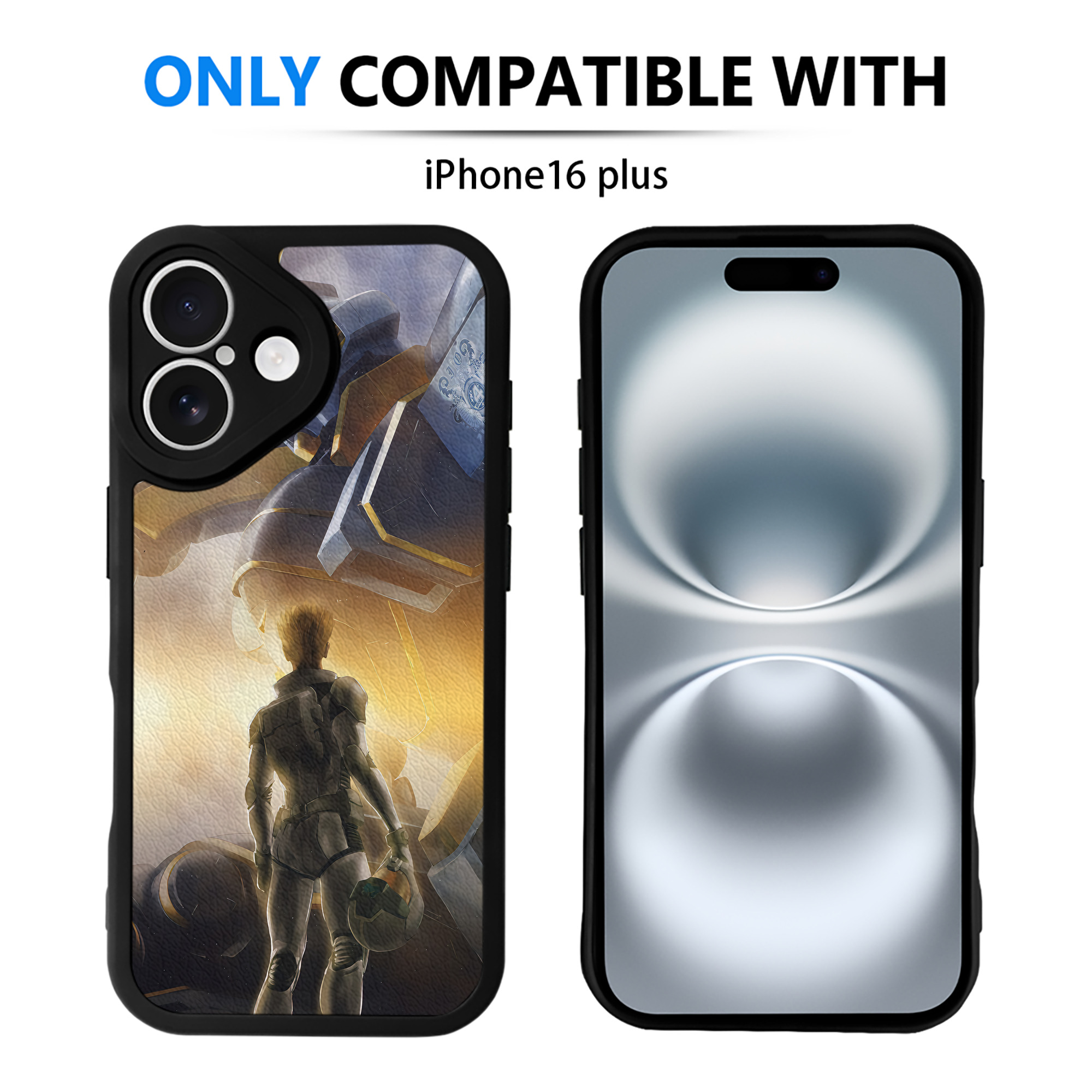 （画像用） 機動戦士ガンダム Mobile Suit Gundam 【iPhone 16シリーズ対応】シリコンスマホケース（レザー調） 材質：シリコン